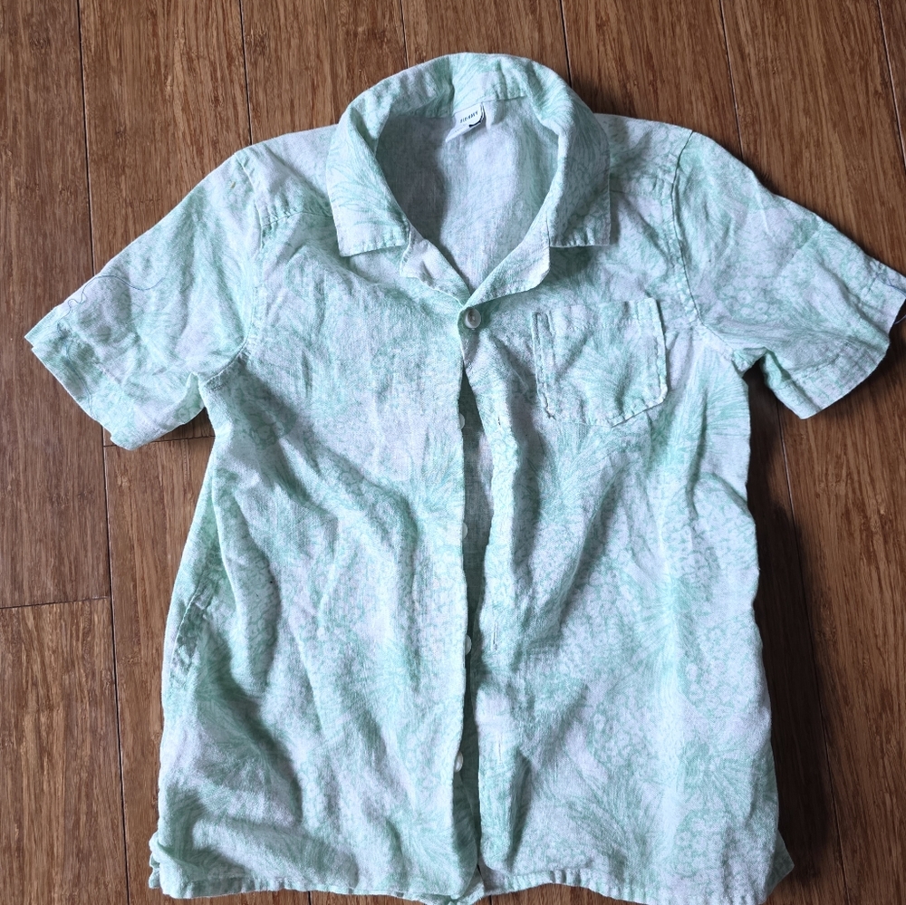 Old Navy Mint Green Short Sleeve Shirt